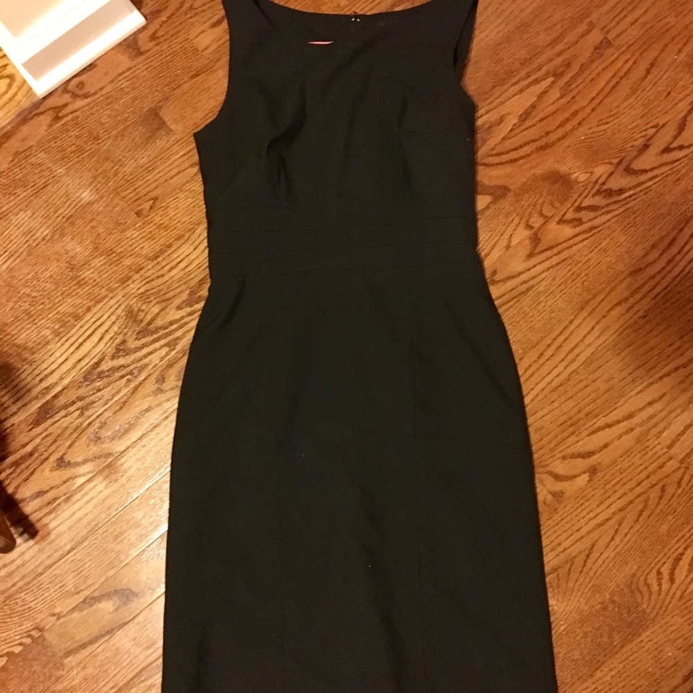 Black sheath dress